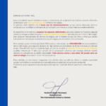 Comunicado sobre uso de estacionamientos